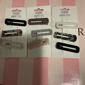 PINK Barretes New